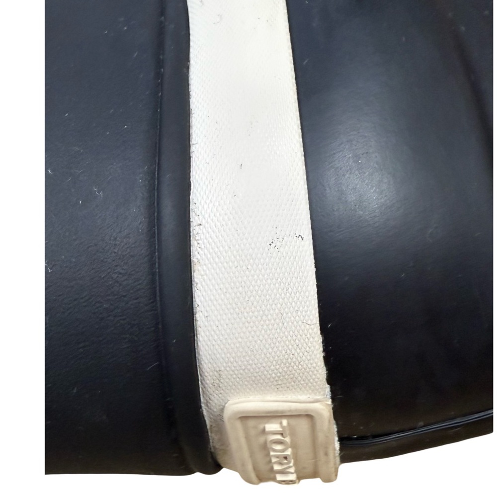 TORY BURCH Black Hurricane Rubber All
Weather Rain Ankle Boots - Picture 12 of 12